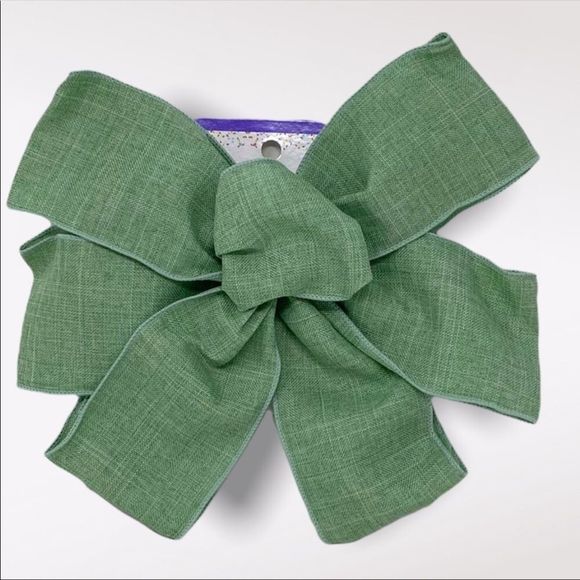 🆕 CELEBRATE IT | Green Wired Bow - Picture 1 of 3